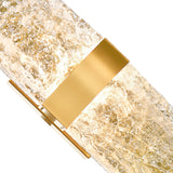 Lava Integrated LED 20in Wall Light with Handcrafted Glass