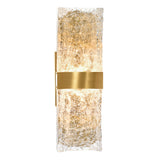 Lava Integrated LED 20in Wall Light with Handcrafted Glass