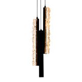 Stagger Integrated LED 6in Mini Pendant with Handcrafted Glass