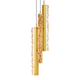 Stagger Integrated LED 6in Mini Pendant with Handcrafted Glass