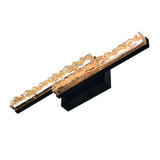 Stagger Integrated LED 24in Vanity Light with Handcrafted Glass
