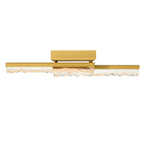 Stagger Integrated LED 24in Vanity Light with Handcrafted Glass