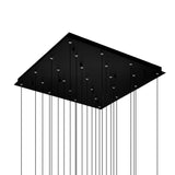 Greta Integrated LED 28in Chandelier with Handcrafted Glass