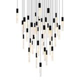 Greta Integrated LED 36in Chandelier with Handcrafted Glass