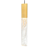 Greta Integrated LED 36in Chandelier with Handcrafted Glass