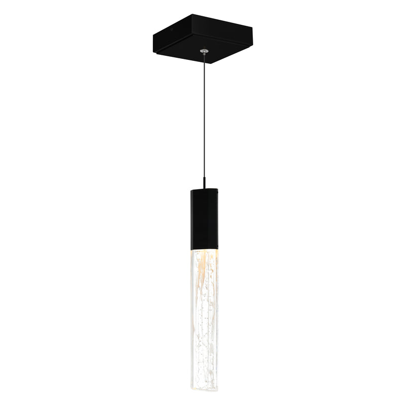 Greta Integrated LED 5in Mini Pendant with Handcrafted Glass