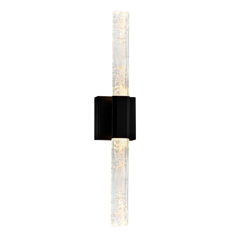 Greta Integrated LED 24in Vanity Light with Handcrafted Glass