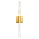 Greta Integrated LED 24in Vanity Light with Handcrafted Glass