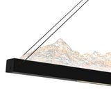 Himalayas Integrated LED 62in Chandelier with Handcrafted Glass