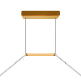 Himalayas Integrated LED 62in Chandelier with Handcrafted Glass
