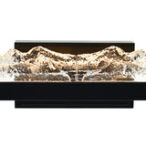 Himalayas Integrated LED 26in Vanity Light with Handcrafted Glass