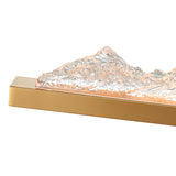 Himalayas Integrated LED 26in Vanity Light with Handcrafted Glass