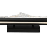 Himalayas Integrated LED 36in Vanity Light with Handcrafted Glass