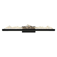 Himalayas Integrated LED 36in Vanity Light with Handcrafted Glass