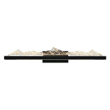 Himalayas Integrated LED 36in Vanity Light with Handcrafted Glass