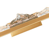 Himalayas Integrated LED 36in Vanity Light with Handcrafted Glass