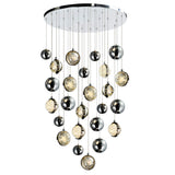 Salvador Integrated LED Polished Nickel Chandelier