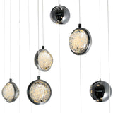 Salvador Integrated LED Polished Nickel Chandelier