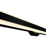 Malibu Integrated LED Black Outdoor Wall Light