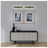 Malibu Integrated LED Black Outdoor Wall Light