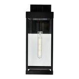Windsor 1 Light Black Outdoor Wall Light
