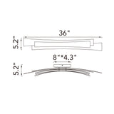 Candora Integrated LED 36in Vanity Light