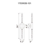 Dragonswatch Integrated LED 26in Vanity Light
