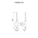 Dragonswatch Integrated LED 5in Wall Light
