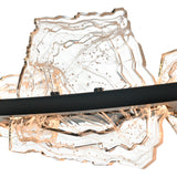 Arcus Integrated LED 50in Chandelier with Handcrafted Glass