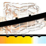 Arcus Integrated LED 50in Chandelier with Handcrafted Glass