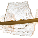 Arcus Integrated LED 50in Chandelier with Handcrafted Glass