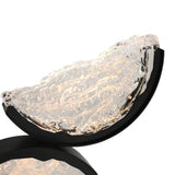 Moon Integrated LED 70in Chandelier with Handcrafted Glass