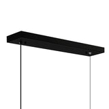 Moon Integrated LED 70in Chandelier with Handcrafted Glass