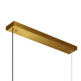 Moon Integrated LED 70in Chandelier with Handcrafted Glass