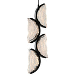 Moon Integrated LED 8in Mini Pendant with Handcrafted Glass