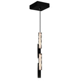 Moon Integrated LED 8in Mini Pendant with Handcrafted Glass