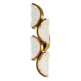 Moon Integrated LED 8in Wall Light with Handcrafted Glass