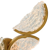 Moon Integrated LED 8in Wall Light with Handcrafted Glass