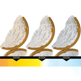 Moon Integrated LED 8in Wall Light with Handcrafted Glass