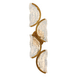 Moon Integrated LED 8in Wall Light with Handcrafted Glass