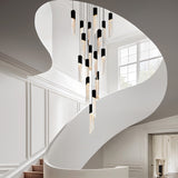 Petra Integrated LED 24in Chandelier with Handcrafted Glass