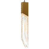 Petra Integrated LED 24in Chandelier with Handcrafted Glass