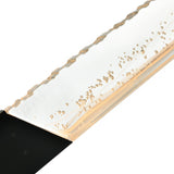 Petra Integrated LED Sand Black Indoor-Outdoor Wall Light with Handcrafted Glass