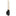 Petra Integrated LED Sand Black Indoor-Outdoor Wall Light with Handcrafted Glass