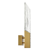 Petra Integrated LED 22in Wall Light with Handcrafted Glass