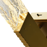 Petra Integrated LED 22in Wall Light with Handcrafted Glass