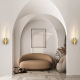 Petra Integrated LED 22in Wall Light with Handcrafted Glass
