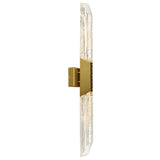 Petra Integrated LED 36in Vanity Light with Handcrafted Glass