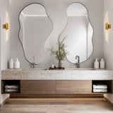 Petra Integrated LED 36in Vanity Light with Handcrafted Glass