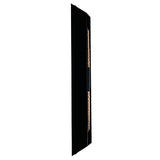 Petra Integrated LED 29in Sand Black Outdoor Wall Light with Handcrafted Glass